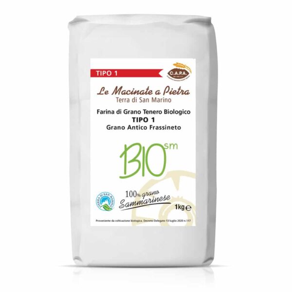 Farina di grano tenero antico Frassineto Tipo 1 - 1kg